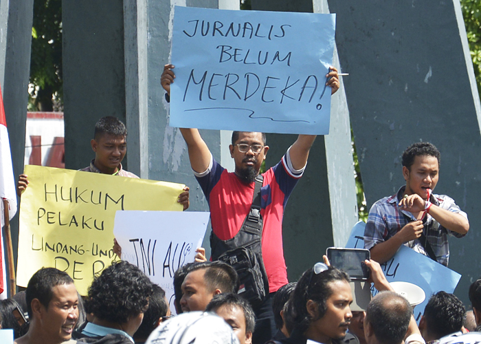Aksi Solidaritas Wartawan | Foto: Dok KedaiPena.Com