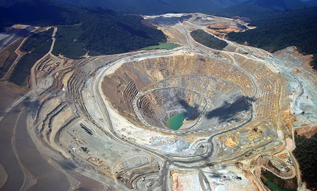 Kondisi lingkungan di Timika, Papua, akibat eksplorasi emas oleh PT Freeport| Foto: Istimewa
